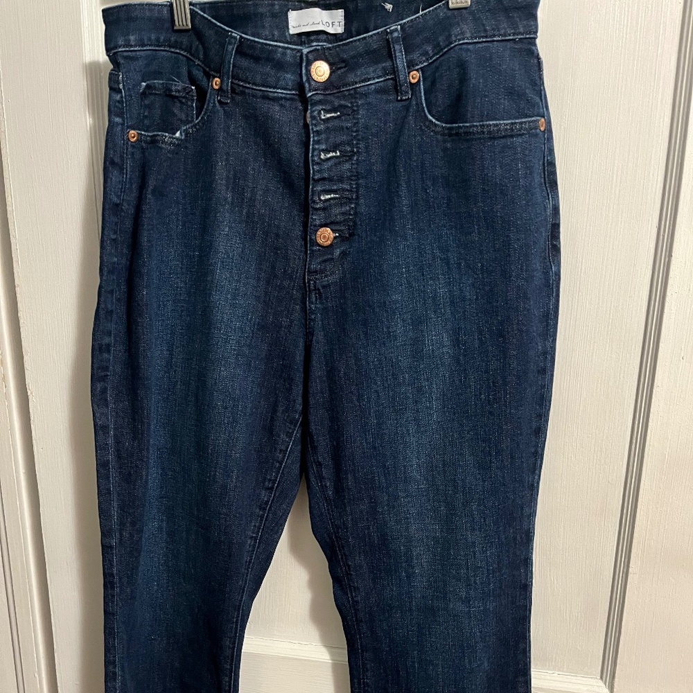 LOFT Buttonfly Jeans